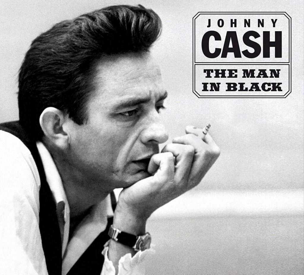 Album Cover: Johnny Cash "The Man in Black"