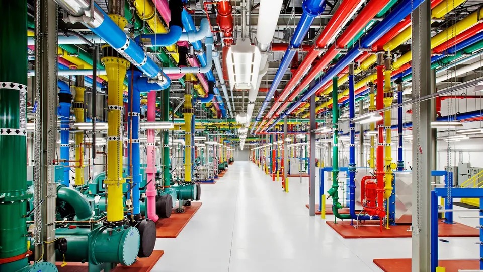 Google-Rechenzentrum in Douglas County, Georgia, USA.